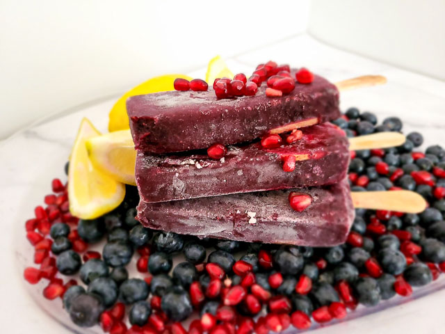 Blueberry Pomegranate Lemonade Dessert Shop Popsicles Tacoma-1